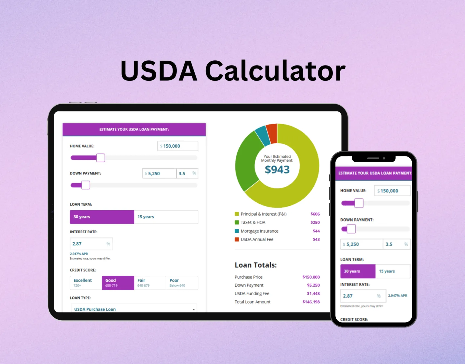 USDA Calculator