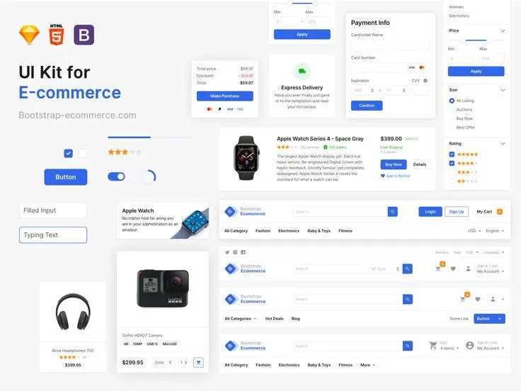 Veera E Commerce UI Kit