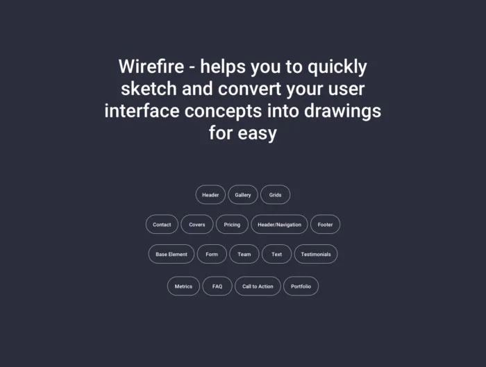 Wirefire - Wireframe Kit Web Design