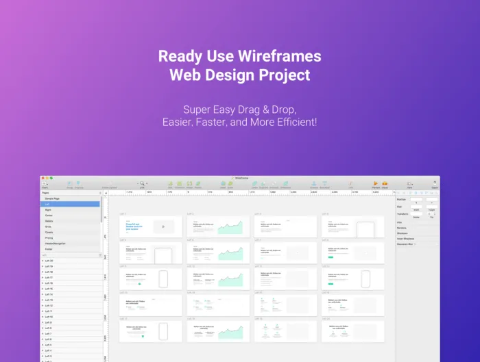 Wirefire - Wireframe Kit Web Design