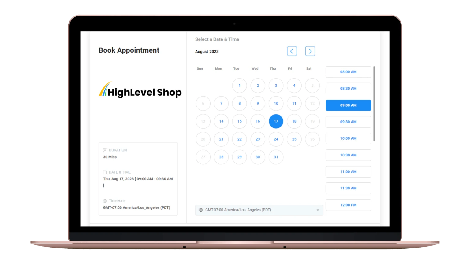 Appointment Confirmation