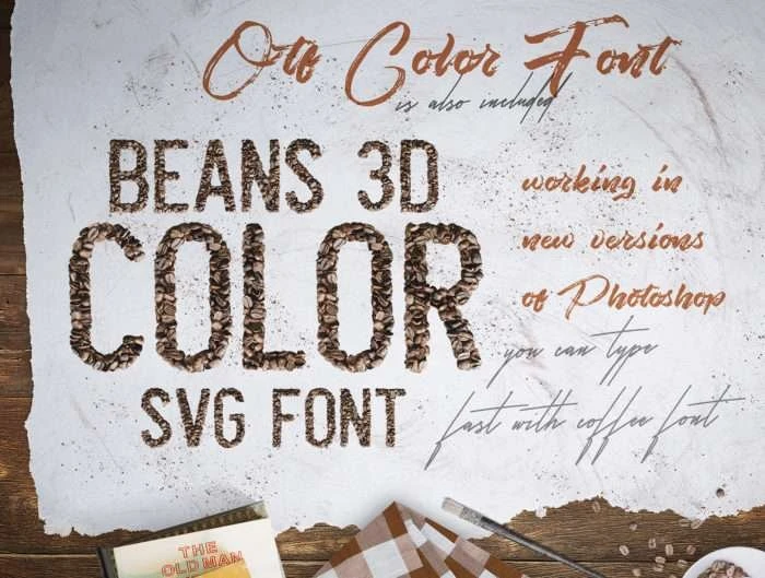 Coffee Beans - Font & Lettering