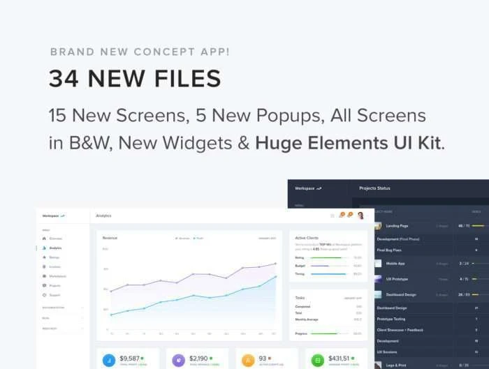 Dashboard60 UI Kit