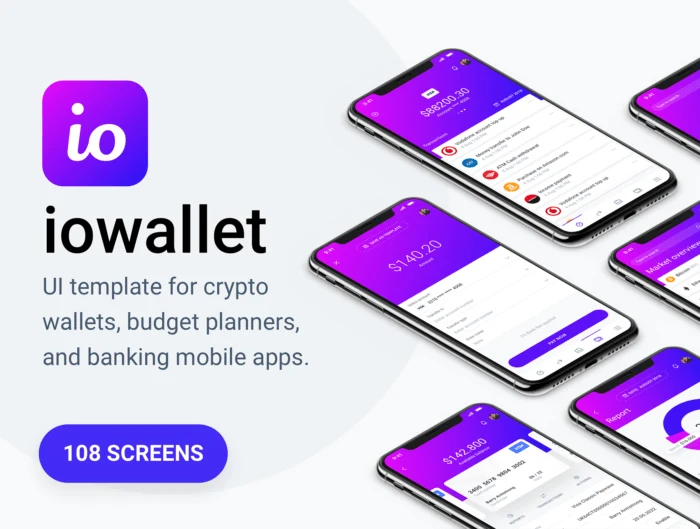 IOWallet Mobile UI Kit