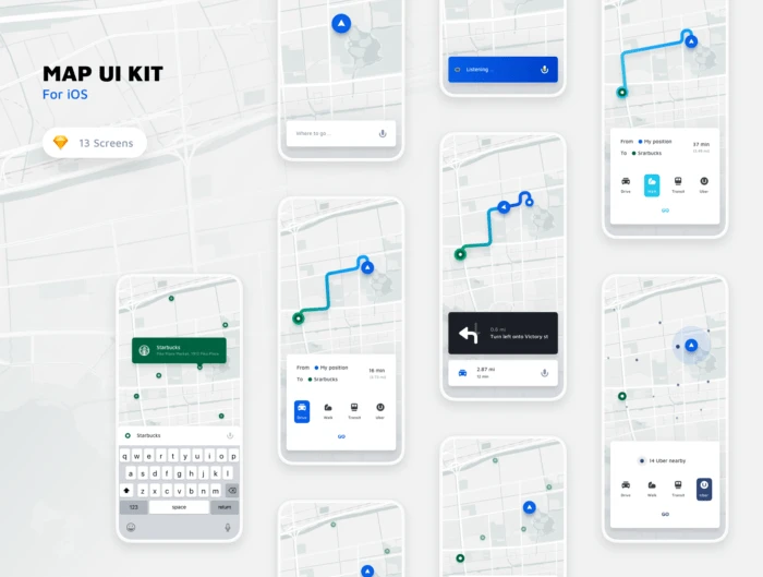 Map UI Kit