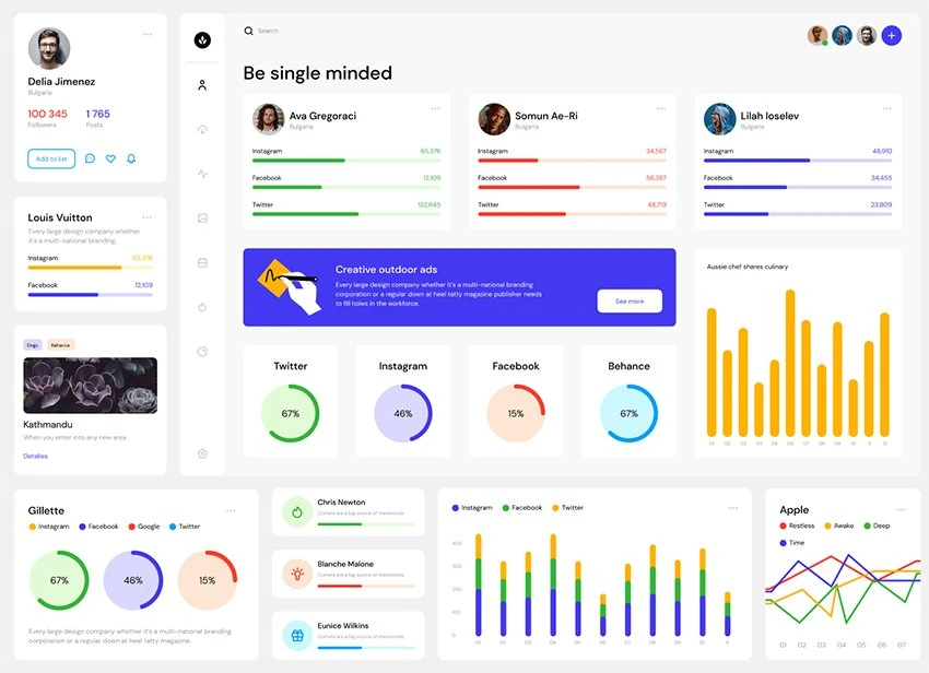 Material Dashboard Pro Sketch