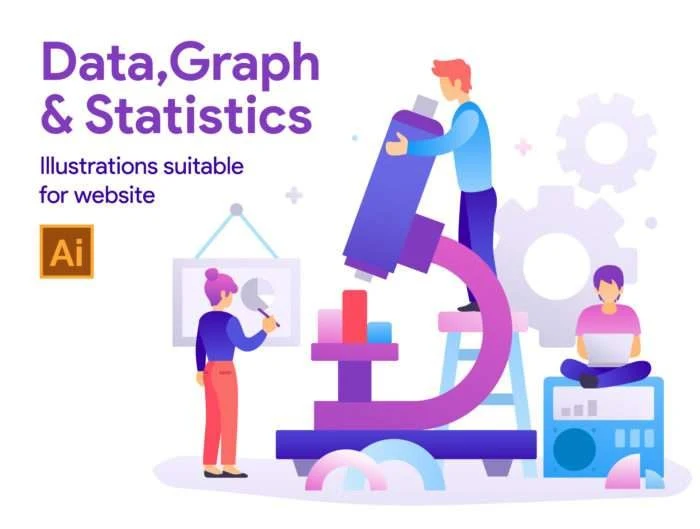 Statistic Web Illustratiions