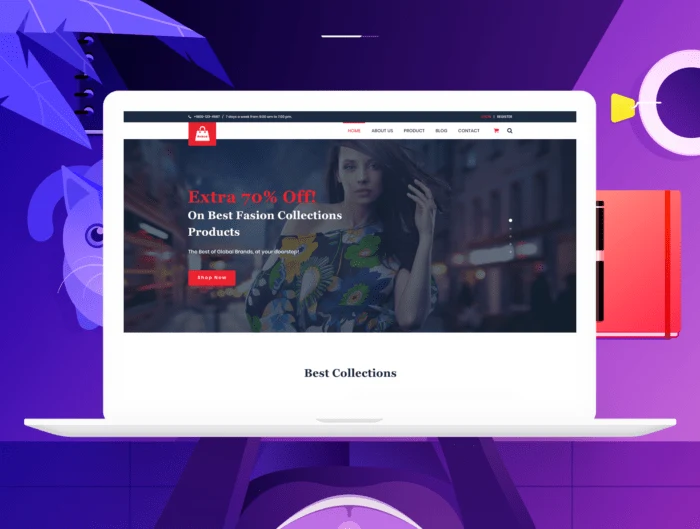 Trendy E-commerce Website Template