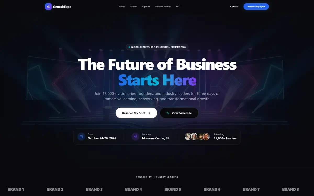 Webinar AI Studio Website Template V1 for GoHighLevel