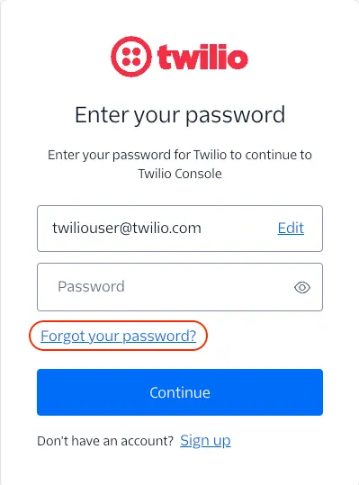 Unable to Log in to my Twilio Account - Twilio Help Center