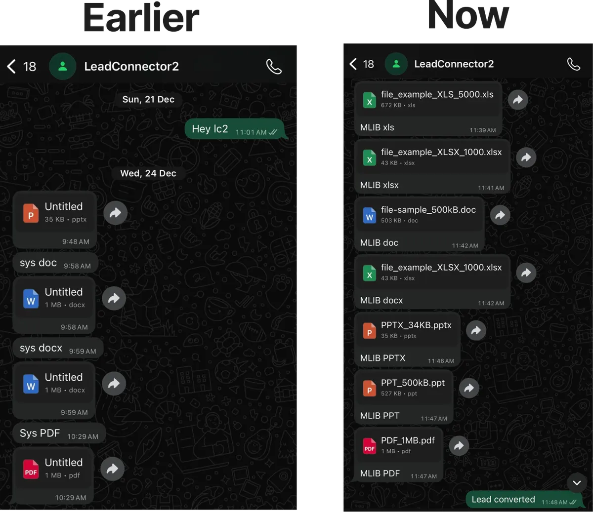 Learn how to send documents, videos, and images using the new WhatsApp Conversations UI in GoHighLevel.