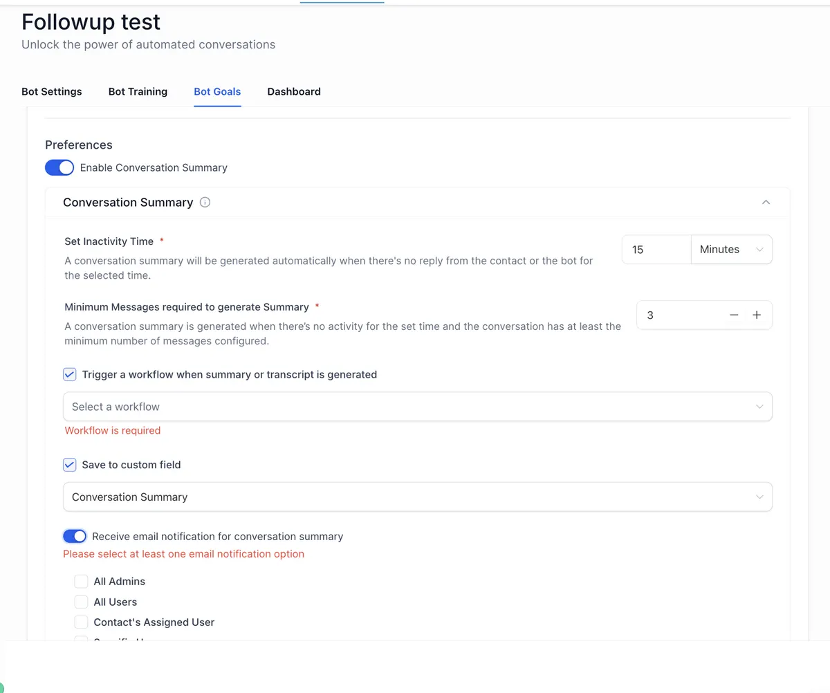 Learn how to use Conversation AI summary and transcript features to automate CRM updates, trigger workflows, and capture key insights from every session.