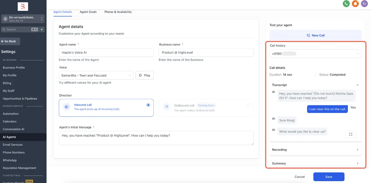 GoHighLevel AI Phone Caller Guide For Beginners (AI Agents in GoHighLevel) - Fuel Your Digital