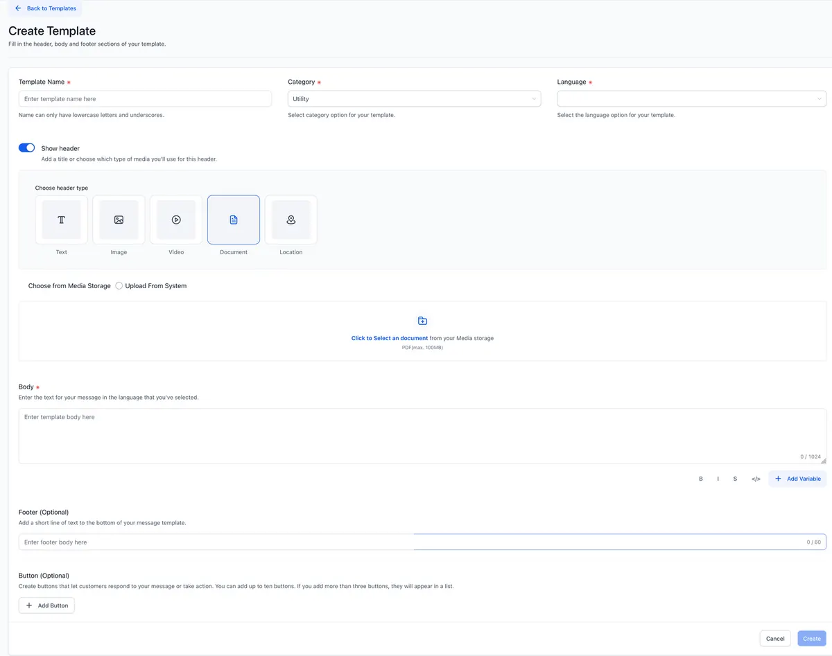 Discover how the new Media Library integration simplifies WhatsApp template creation with reusable images, videos, documents, and MP3 audio.