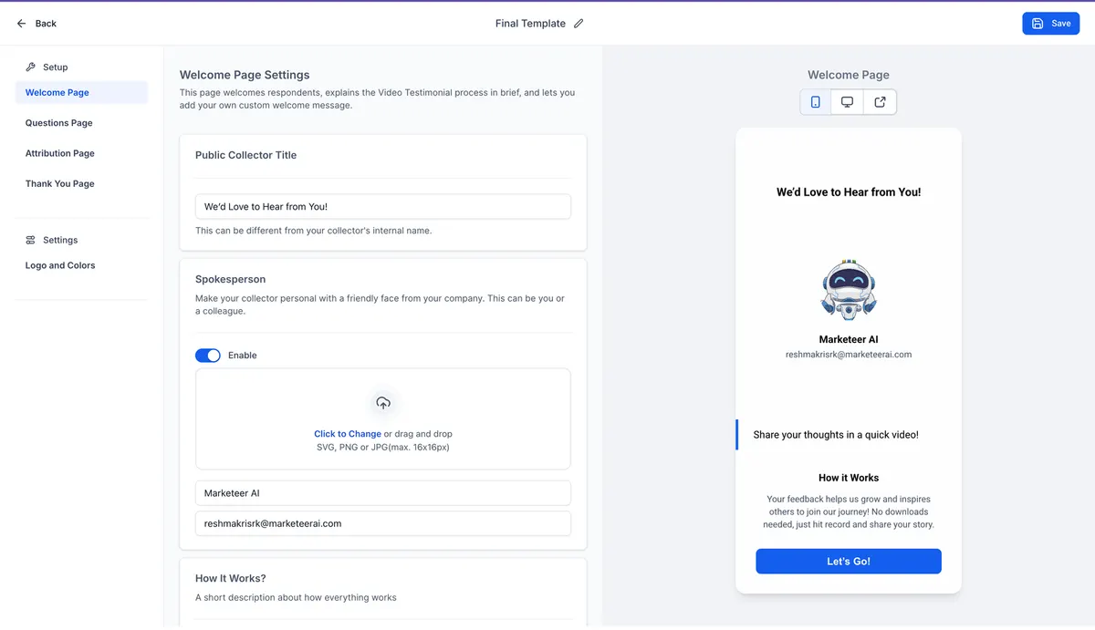 Learn how to collect authentic video reviews from customers with the new Video Testimonials feature in GoHighLevel Labs.