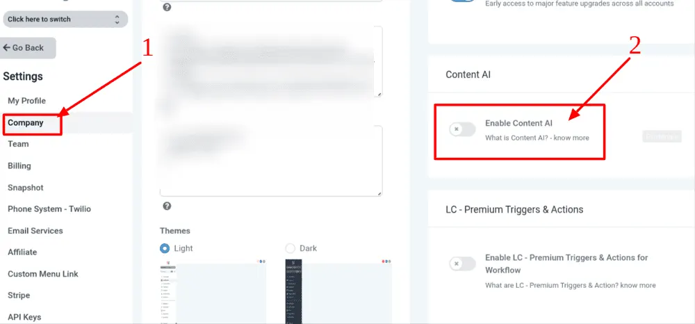 How to Enable and Use GoHighLevel Content AI for Your SaaS Business