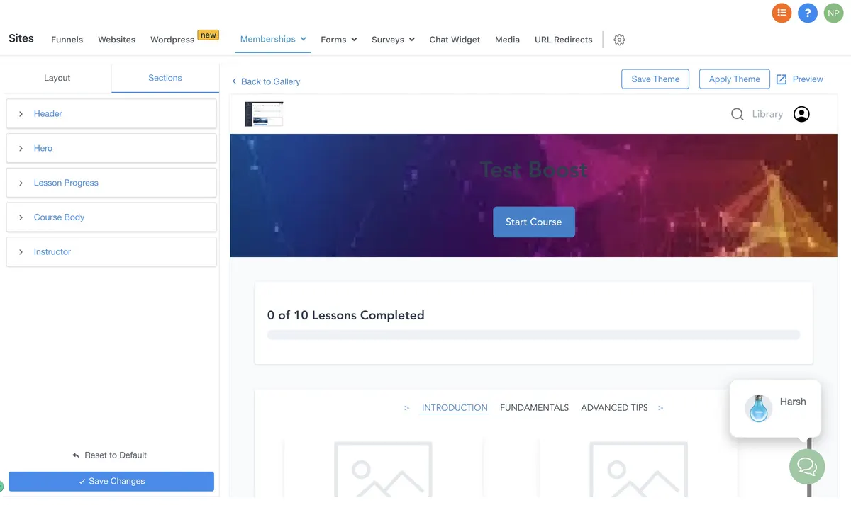 How To Use Memberships Themes : HighLevel Support Portal